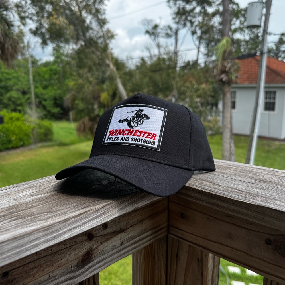 Winchester Black Trucker Hat